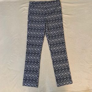 Erica Taylor Geometric Patterned Dress Pants